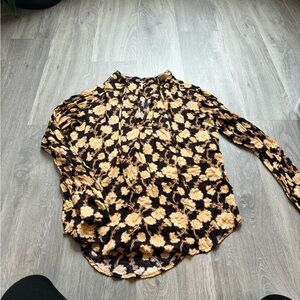 Free People Floral Top